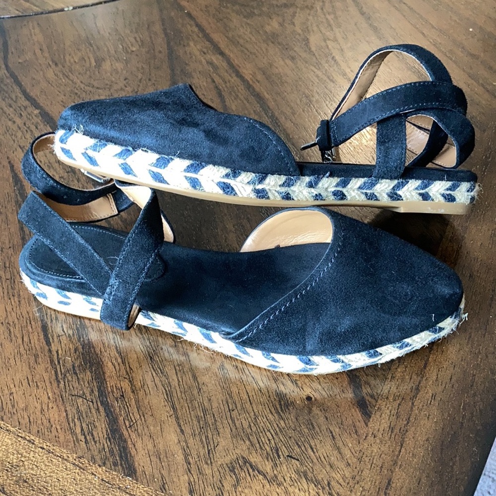 Coach black strappy espadrilles - Picture 9 of 10